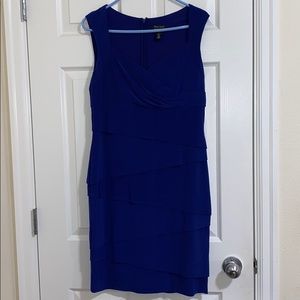 White House Black Market Blue Dress
